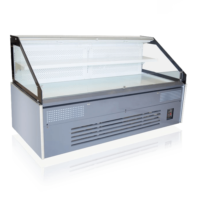 Multifunktions luftkølet enkeltlags åben kølemontre (malet type)