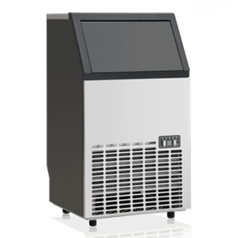 Ismaskine i rustfrit stål, lav støj